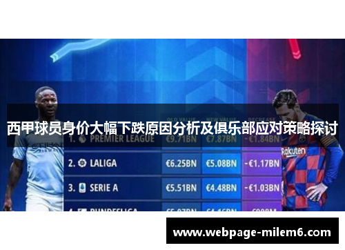西甲球员身价大幅下跌原因分析及俱乐部应对策略探讨